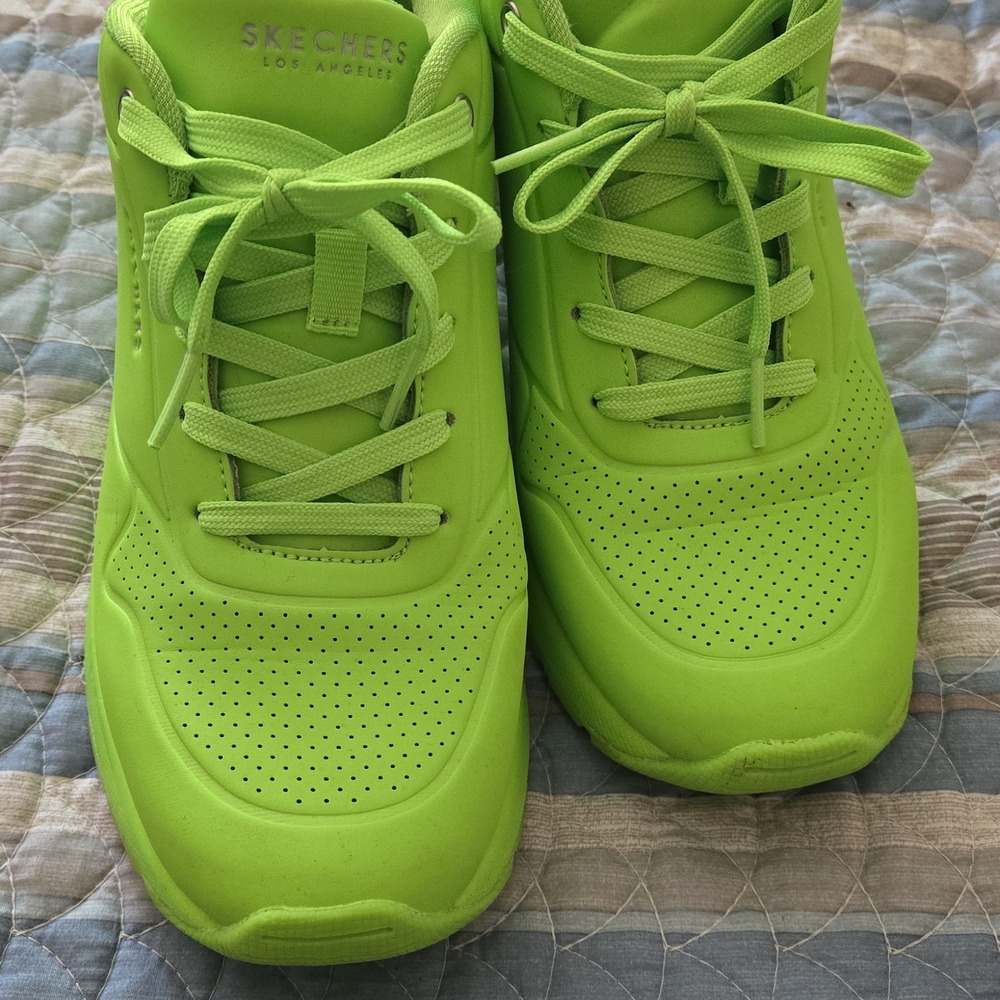 Skechers Neon Green Athletic Sneakers